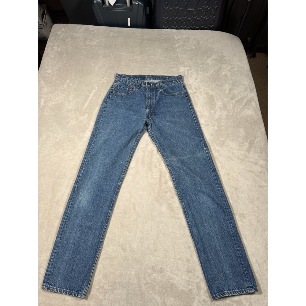 Vintage 80s Levis 505 Jeans Size 32x33 (Fit 28x31) Blue MADE IN USA